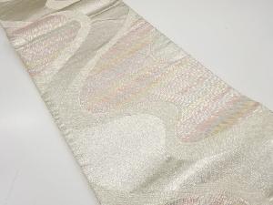 流水模様織り出し袋帯